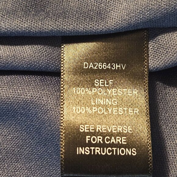 Aakaa Boho Maxi Dress Blue White Geo Print Short Sleeve Lightweight Small Resort - Picture 12 of 13